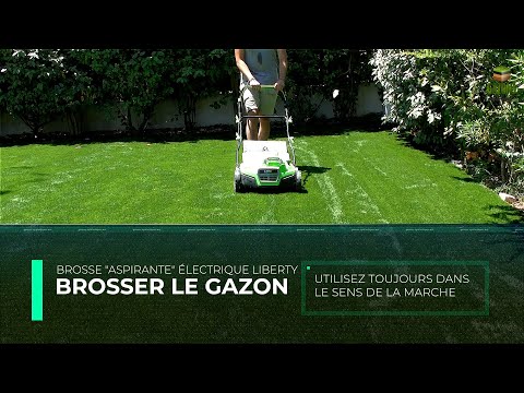 Comment utiliser la brosse électrique LIBERTY de chez SWEEPY GRASS