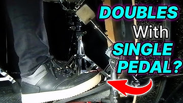 Play DOUBLES With Your SINGLE PEDAL! | DRUM LESSON - That Swedish Drummer