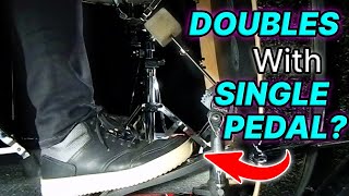 Play DOUBLES With Your SINGLE PEDAL! | DRUM LESSON - That Swedish Drummer