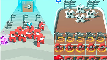 MERGE ALPHABET LORE RUN  F+A MAX LEVEL Merge Battles GamePlay - iOS, Android