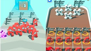 MERGE ALPHABET LORE RUN  F+A MAX LEVEL Merge Battles GamePlay - iOS, Android
