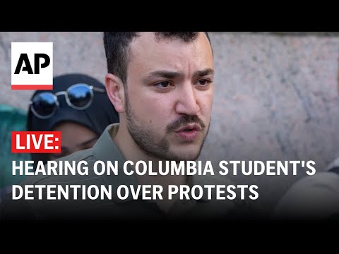 LIVE: Outside court as Columbia student's detention hearing over pro-Palestinian protests begins Episode cover