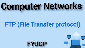 FTP File Transfer protocol computer Networks FYUGP Calicut University 3rd semester bca bsc computer