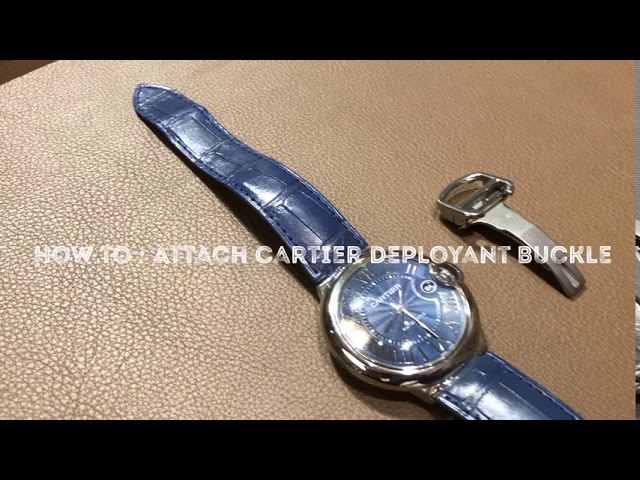 cartier deployment buckle instructions