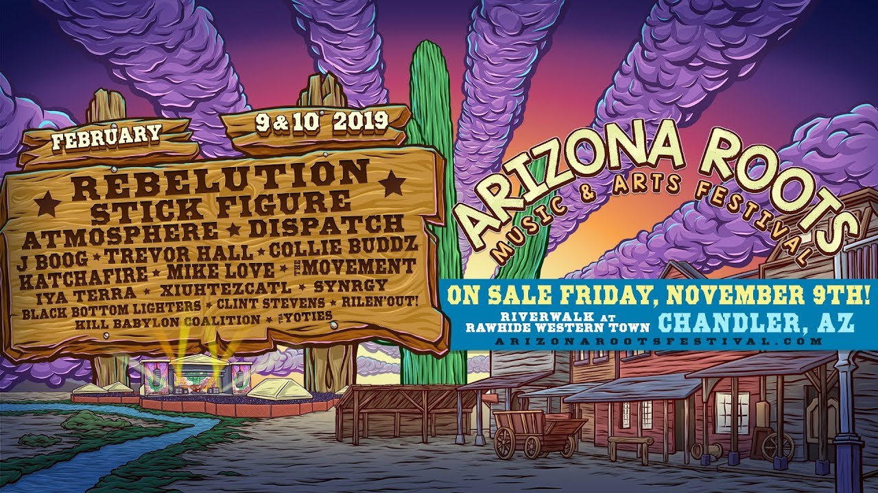 Arizona Roots Arizona Roots Music & Arts Festival 2018 (Rebelution, Stick Figure ...