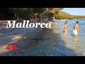 Walking tour platja de formentor beach walk mallorca spain 4k