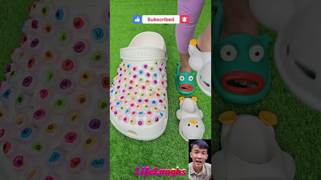 Giant Eye Duck Slippers?! 👀🦆 