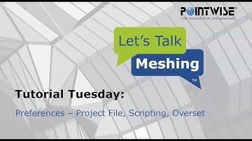 Project File Compression, Scripting Language, and Overset Grid Assembly Preferences