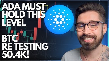 CARDANO PRICE PREDICTION 2021!💎ADA MUST HOLD THIS LEVEL! - BTC RE TEST 50.4K - VOLUME!?👁