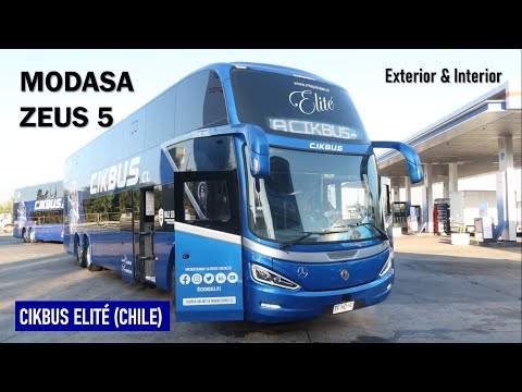 NUEVO MODASA ZEUS 5 EN CHILE - CIKBUS ELITÉ - UNIDADES MERCEDES BENZ Y VOLVO