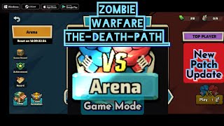 Arena Game Mode New Update Zombiewarfarethe-Death-Path Earlyaccess