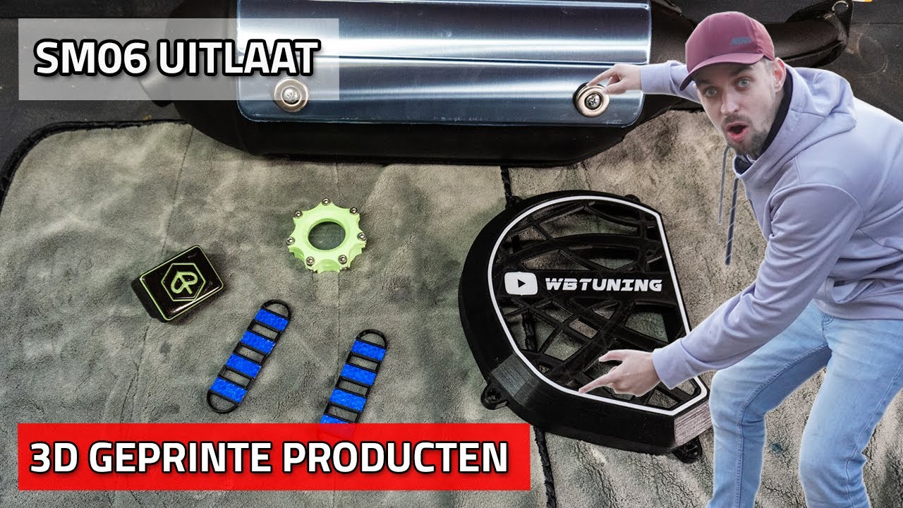 3D geprinte producten monteren | DIKKE SM06 uitlaat 😱 | #16 - YouTube