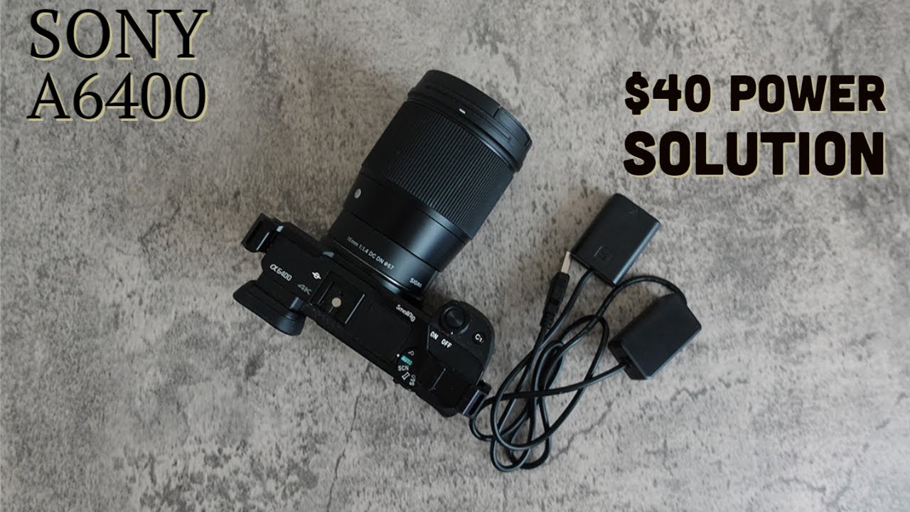 dummy battery for sony a6400 YouTube