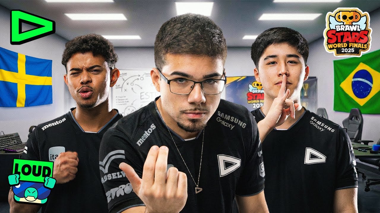 É HORA DO MUNDIAL! LOUD BRAWL STARS na SUÉCIA!