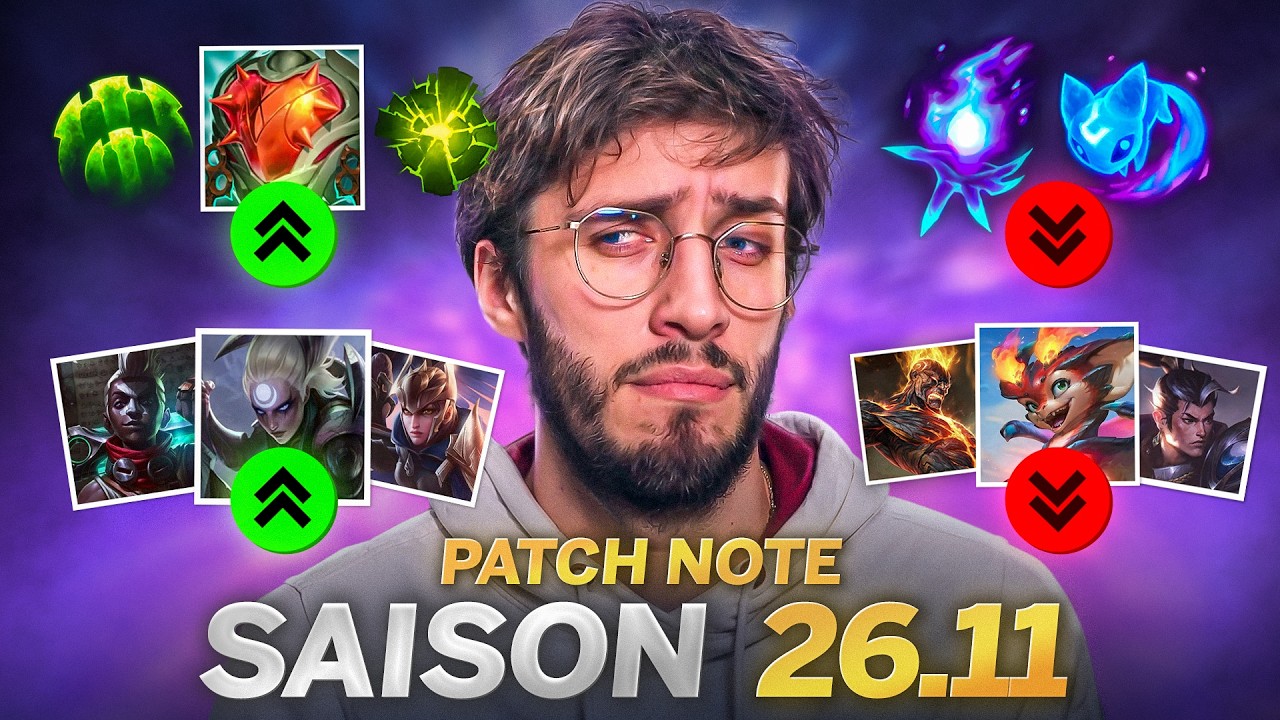 PATCH NOTE 26.11 LOL - RETOUR DES RANKED TEAM, META ENCHANTEUR TCHAO BYE