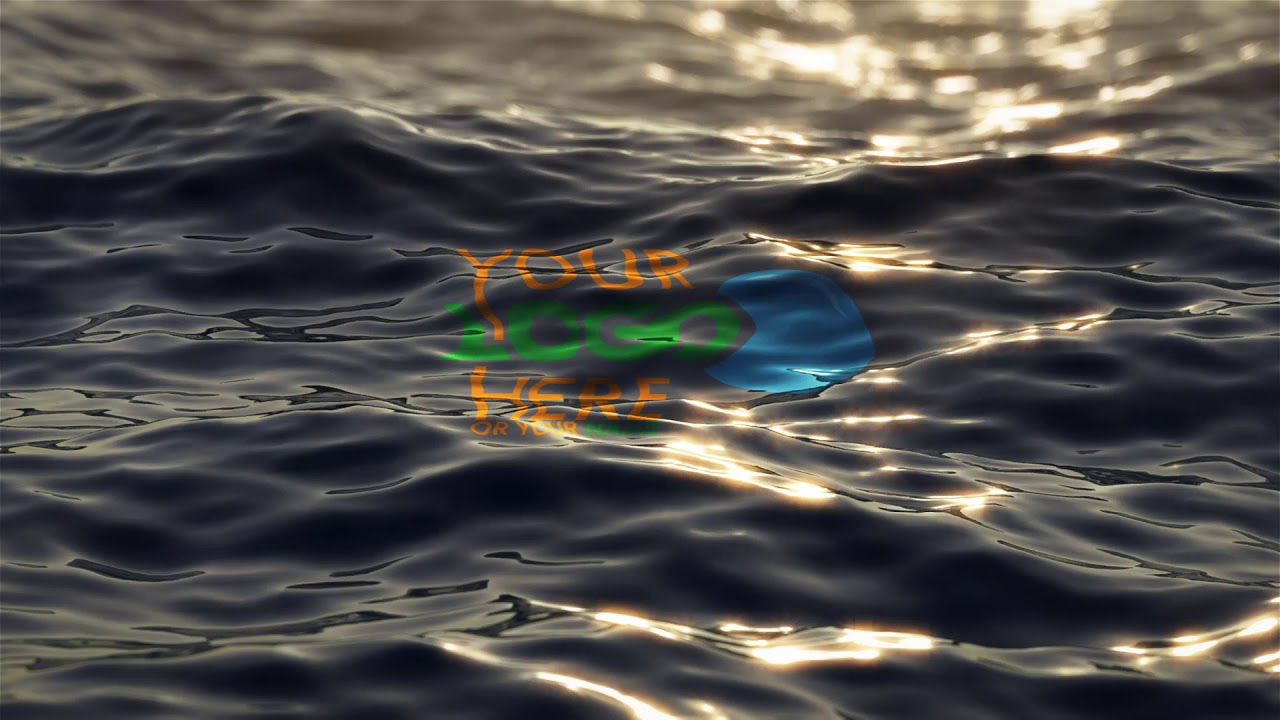 #47  3d  Ultra Realistic Ocean   Logo  Animation