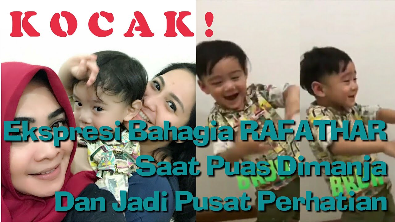 Kocak Begini Ekspresi Lucu RAFATHAR Yang Dimanja Dan Slalu Jadi