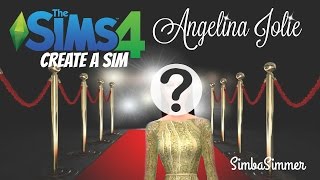 Sims 4 Create A Sims - Angelina Jolie ❤