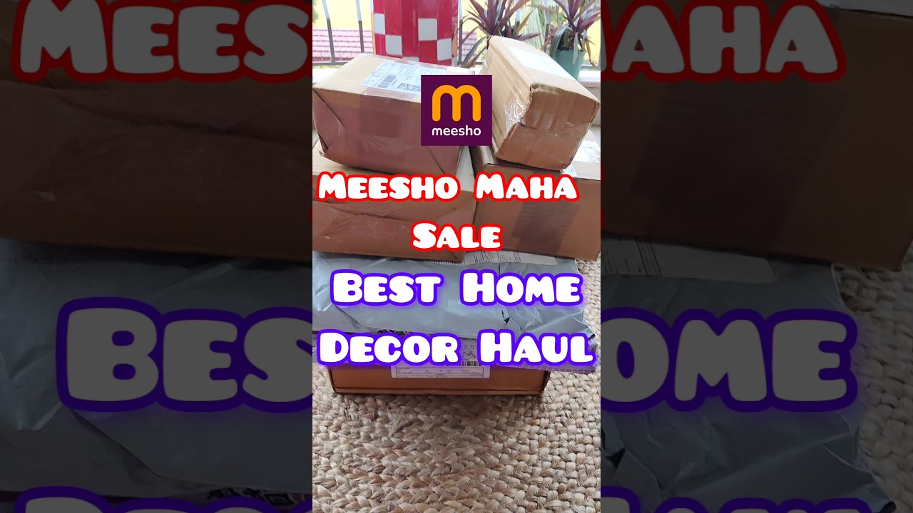 Meesho Maha Sale | Best Home Decor Haul | Latest Home Decor #meesho #shorts #homedecor