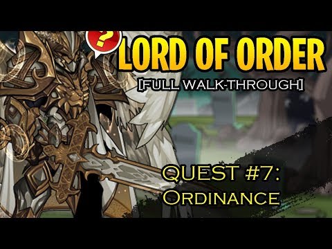 AQW - Lord Of Order Class WALK-THROUGH (Quest #7: Ordinance) (DAILY QUESTS) 7/10