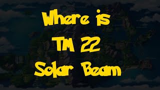 Where Is: TM 22 - Solar Beam (Pokemon Brilliant Diamond & Shining Pearl)
