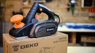 📌 Unpacking and Testing Electric Planer Power Tool DEKO DKEP900 900W - MayDiy