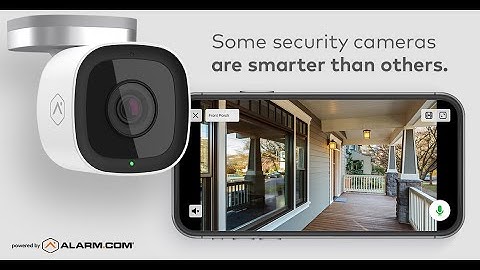 Pairing an Alarm com Camera using your Alarm.com App
