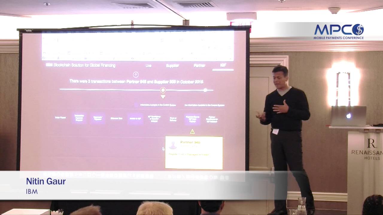 Blockchain Training: Nitin Gaur with IBM at MPC 2016