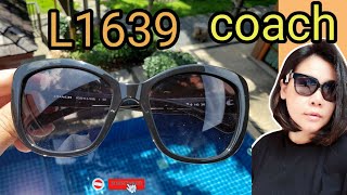 HORSE AND CARRIAGE SOFT SQUARE SUNGLASSES (COACH L1639) BLACK screenshot 4
