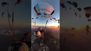 First time skydiving—scariest decision I ever made #shorts #extreme #jump