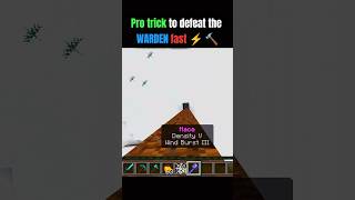 The Warden’s Worst Nightmare! 💀#Minecraft #MinecraftShorts