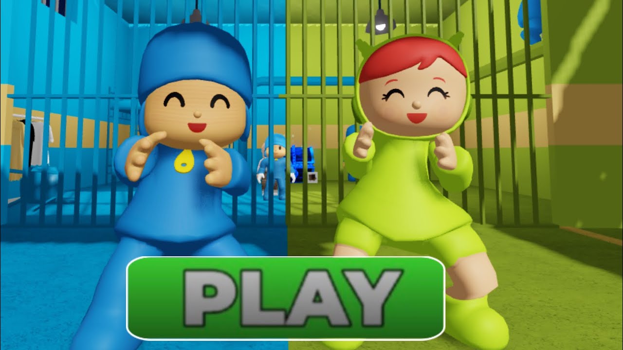 BLUE vs GREEN ESCAPE! 😱🔥 Who Will Survive in #roblox #pocoyo Roblox?