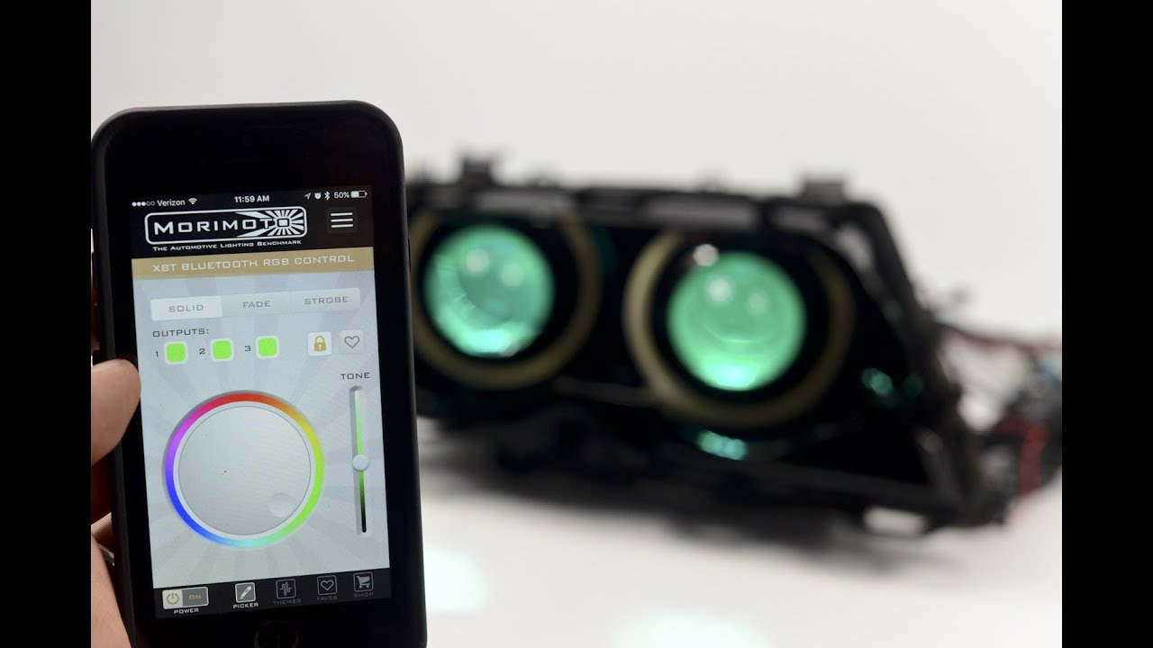 BMW E46 M3 - Morimoto XBT Demon Eyes + Custom Quad Projectors