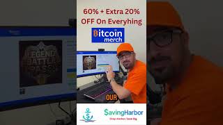 Bitcoin Merch Warehouse Clearance Sale 🔥 80% OFF Bitcoin Mining Gear & Accessories #bitcoin #crypto