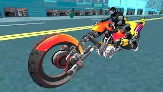 Police Sci Fi Bike Rider 3D - Android Gameplay HD screenshot 5