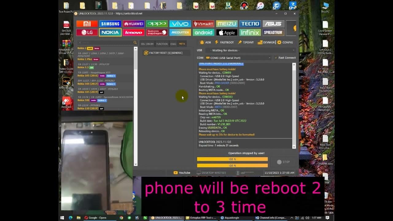 Nokia C2 2nd Edition TA 1468 reset and FRP with Unlock Tool not HMD ...