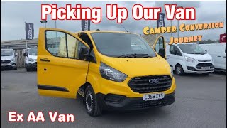 Ex AA Van Camper Conversion - Picking Up Our Van