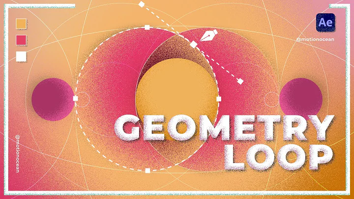 How to make geometry loop animation in after effects | motion graphics