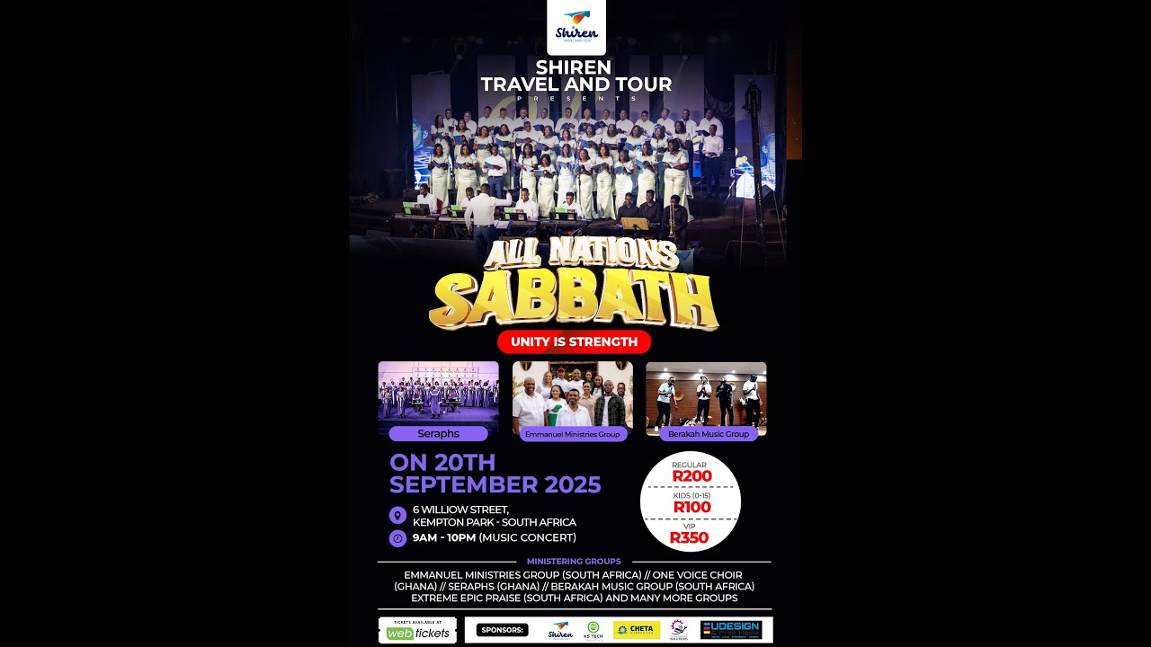 WE'RE EMBARKING ON A TRIP TO SOUTH AFRICA