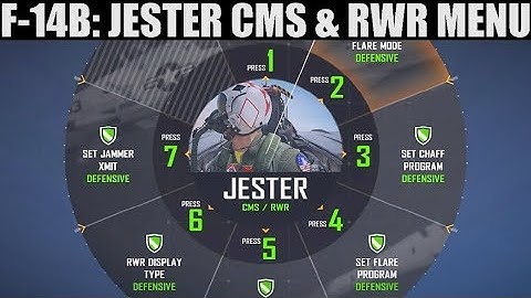 F-14B Tomcat: AI Jester CMS & RWR Menu Tutorial | DCS WORLD