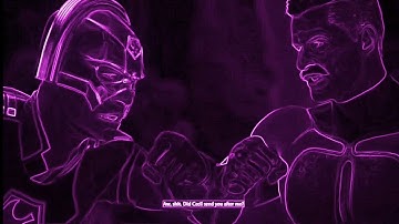Peacemaker vs Omni-Man intro dialogue - Mortal Kombat 1 vocoded to Gangsta