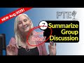 PTE Summarize Group Discussion | PTE Made Clear