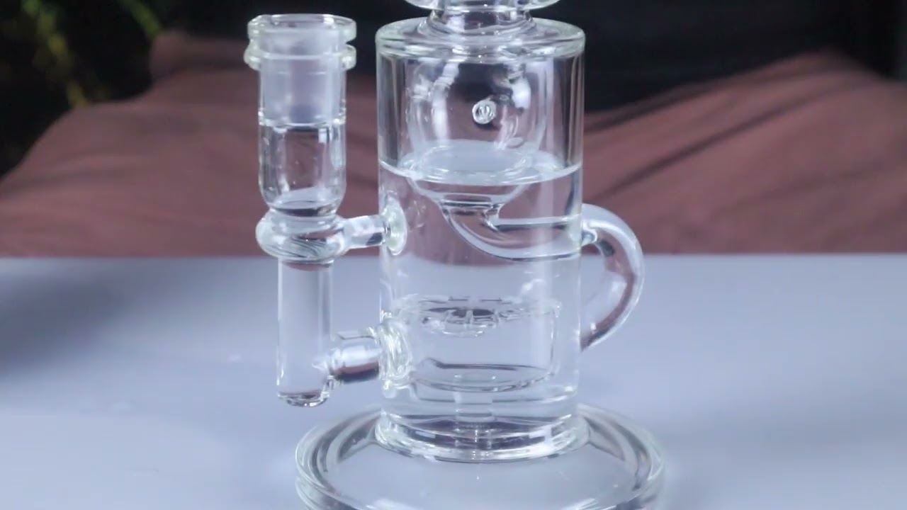 Drum Filter Glass Recycler Bong