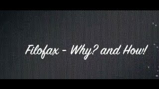 Filofax Why and How