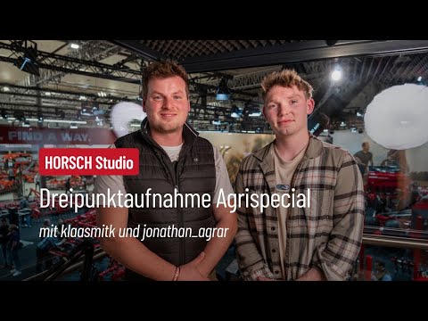 Dreipunktaufnahme Agrispecial Klaas mit K & Jonathan Agrar | HORSCH Studio