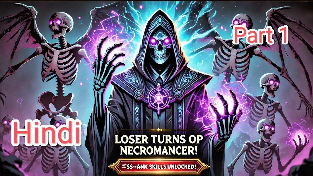 Loser Gets A Necromancer System With SS-rank Skills And A Skeleton Army | Manhwa Recap