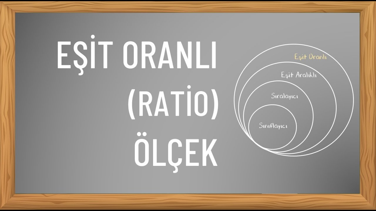Oran Ölçeği (Ratio Ölçek) Nedir?