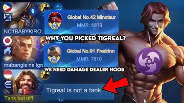 I MET ON MIC TRASHTALKERS THEY UNDERESTIMATE MY ASSASSIN TIGREAL SO BAD..💀