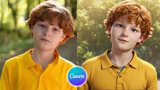 Turn Photos Into Anime in Canva! Easy (AI Cartoon Effect 2025)