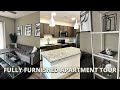 FULLY FURNISHED LUXURY APARTMENT TOUR IN DALLAS, TX | VLOG STYLE